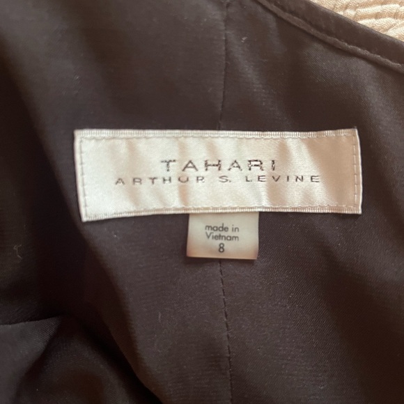 Tahari by ASL Shoulder Overlay Cocktail Dress size 8 - Picture 6 of 6
